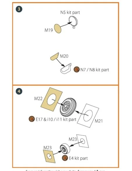 F-82F/G, E/H Twin Mustang painting mask for Modelsvit kits 4818/482...