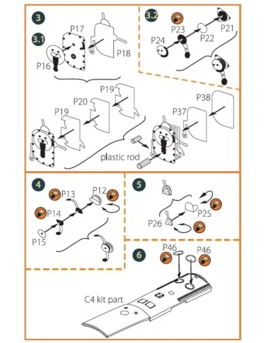 [NO_DESC] I-16 type 5 INTERIOR PE parts for CP kits, 1/48 - Clear P...