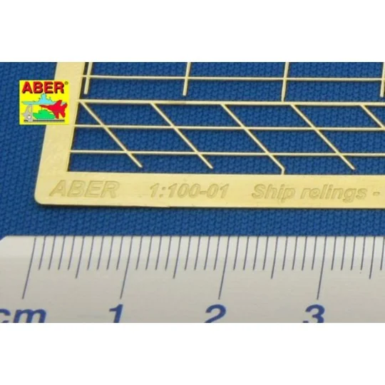 Railing 3 bar, horizontal - Aber Models RE-100-01