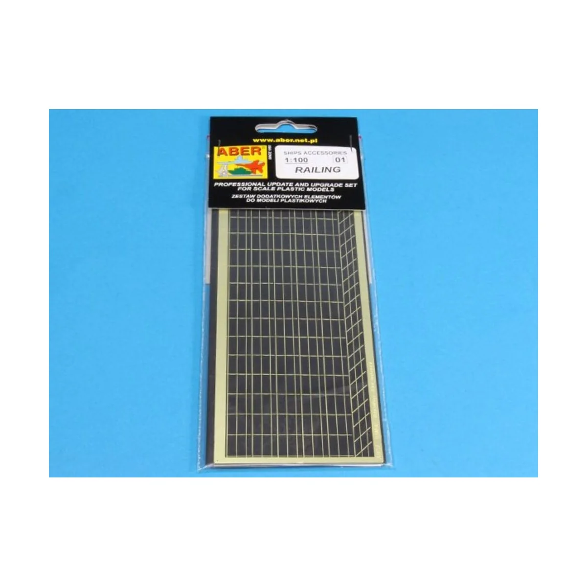 Railing 3 bar, horizontal - Aber Models RE-100-01