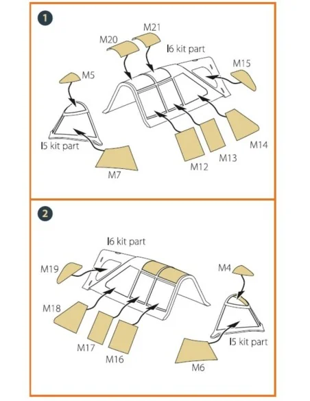 P-47B Thunderbolt double-sided painting mask for Dora Wings kit, 1/...