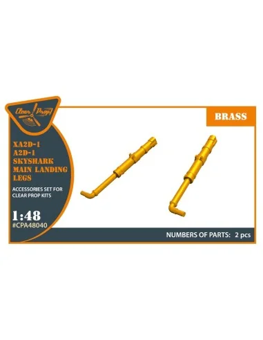 [NO_DESC] XA2D-1, A2D-1 Skyshark main landing legs for CP kits, 1/4...