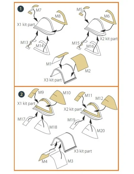 [NO_DESC] Culver PQ-14 (all versions) double-sided painting mask fo...