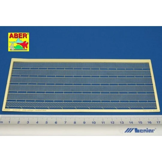Ships railing -vertical bars, 1/100 - Aber Models RE-100-02 Ships railing -vertical bars, 1/100 - Aber Models RE-100-02