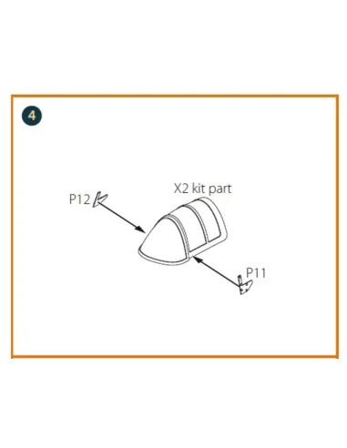 Gloster E28/39 Pioneer PE parts for CP kits, 1/48 - Clear Prop Acce...
