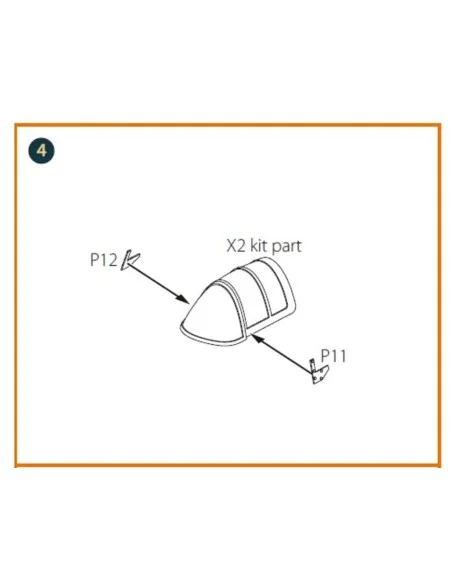 Gloster E28/39 Pioneer PE parts for CP kits, 1/48 - Clear Prop Acce...