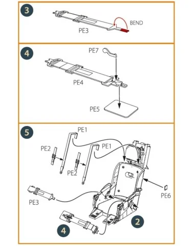 [NO_DESC] F-86A Ejection seat late for CP kits, 1/48 - Clear Prop A...