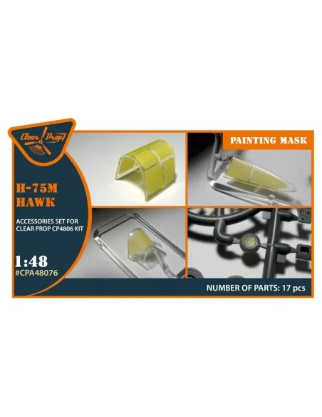 [NO_DESC] Hawk H-75M painting mask for CP kit CP4806, 1/48 - Clear ...