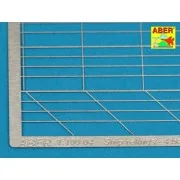 Railing four horizontal bars, 1/100 - Aber Models RE-100-04