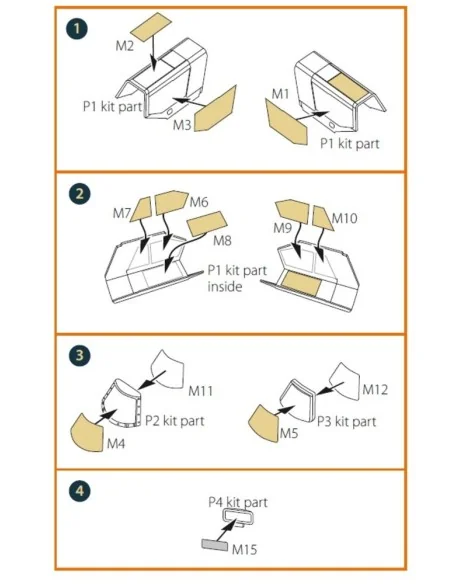 Hs 129B2/3 double-sided painting mask for Takom kit, 1/48 - Clear P...