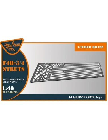 [NO_DESC] F4B-3/4 Strubs for CP kits, 1/48 - Clear Prop Accessories...