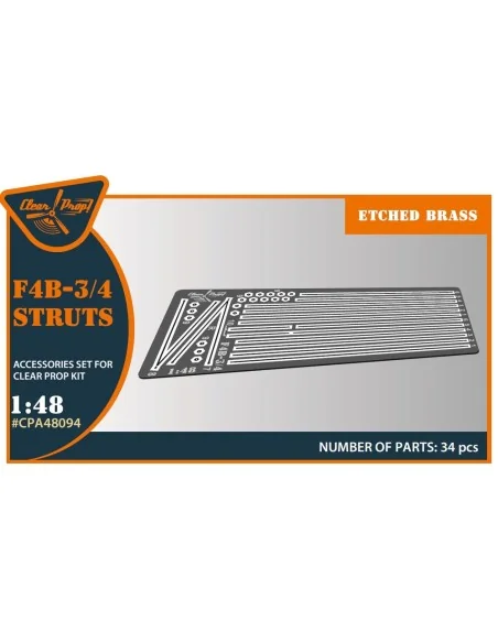 [NO_DESC] F4B-3/4 Strubs for CP kits, 1/48 - Clear Prop Accessories...