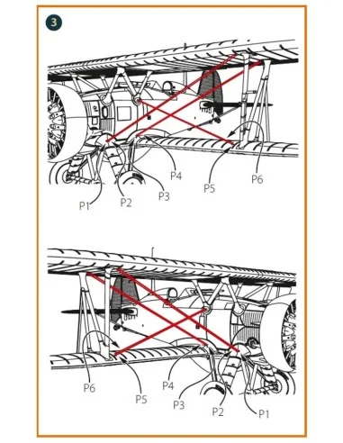 [NO_DESC] F4B-3/4 Strubs for CP kits, 1/48 - Clear Prop Accessories...