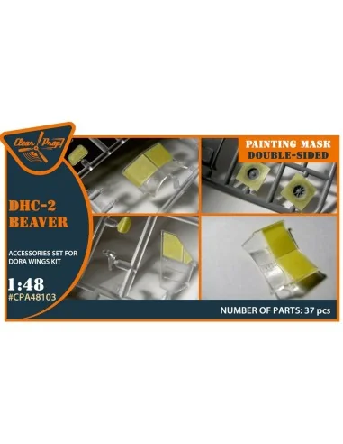 DHC-2 Beaver double-sided painting mask for Dora Wings kit, 1/48 - ...