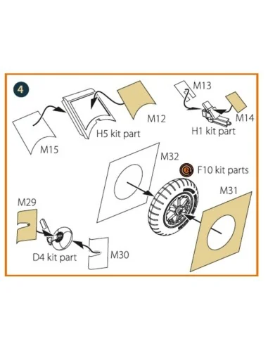 [NO_DESC] Bf-109E-4/7 double-sided painting mask for Wingsy Kits, 1...