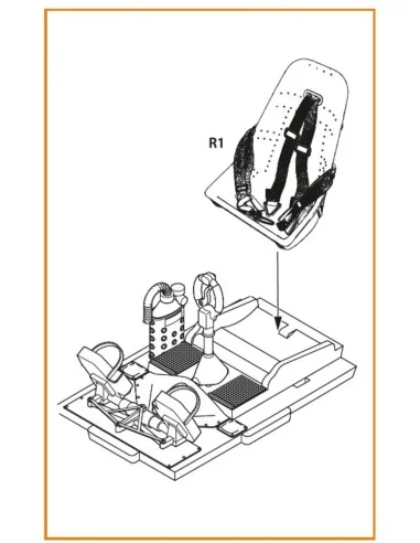 [NO_DESC] Bf-109E seat with safety belts for Wingsy Kits, 1/48 - Cl...