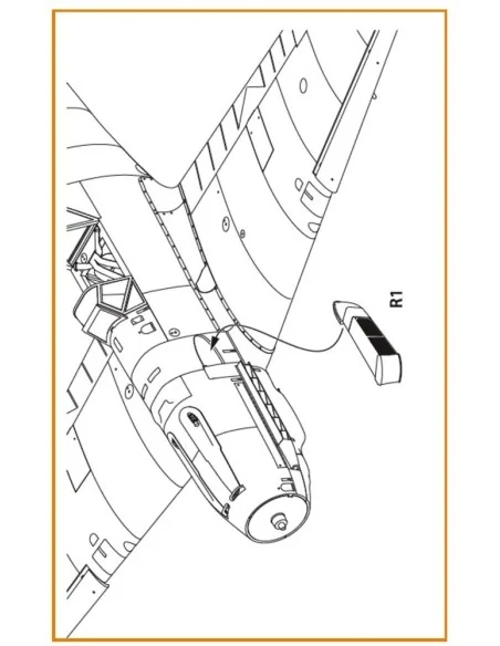 [NO_DESC] Bf-109E tropical filter for Wingsy Kits, 1/48 - Clear Pro...