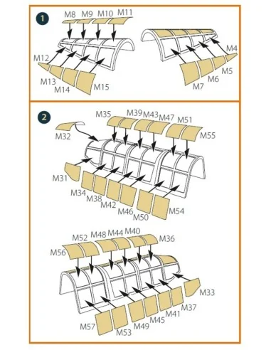 [NO_DESC] D3A2 VAL (close canopy) painting mask for Wingsy Kits, 1/...