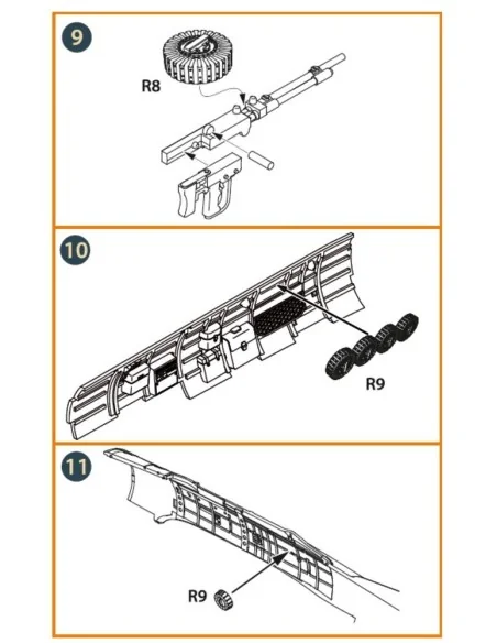 D3A2 VAL interior set for Wingsy Kits, 1/48 - Clear Prop Accessorie...