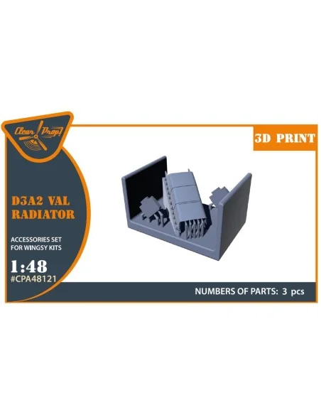 [NO_DESC] D3A2 VAL radiator set for Wingsy Kits, 1/48 - Clear Prop ...