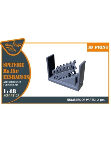 Spitfire Mk.IXe exhausts for Airfix kit, 1/48 - Clear Prop Accessor...