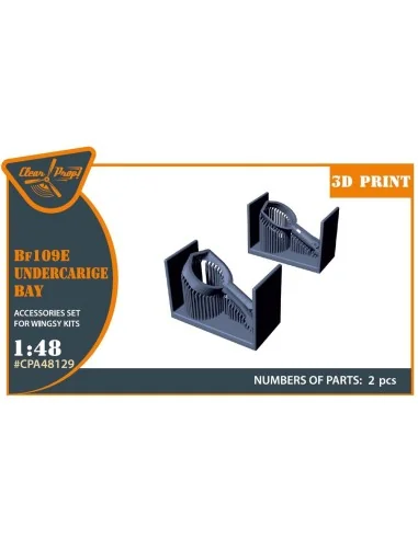 Bf-109E wheel bay for Wingsy Kits, 1/48 - Clear Prop Accessories CP...