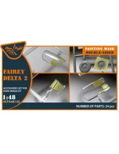 Fairey Delta 2 double-sided painting mask for Dora Wings, 1/48 - Cl...
