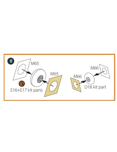 [NO_DESC] HP.52 Hampden B.Mk.I painting mask for ICM, 1/48 - Clear ...