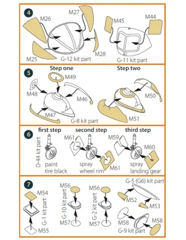 Beaufort Mk.IA painting mask for ICM, 1/48 - Clear Prop Accessories...