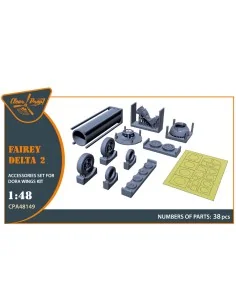 Fairey Delta 2 accessories set for Dora Wings, 1/48 - Clear Prop Ac... 2