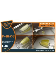 F-4B/C/J double-sided painting mask for Academy, 1/48 - Clear Prop ...