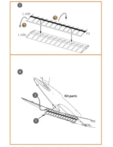 Ki-51 Sonia (all versions) PE landing flaps for CP kits CP72011/CP7...