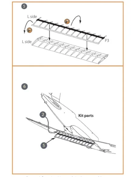 Ki-51 Sonia (all versions) PE landing flaps for CP kits CP72011/CP7...