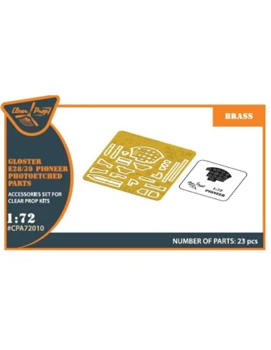 Gloster E28/39 Pioneer PE parts interior for CP kits CP72001/CP7200...
