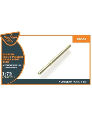 Gloster E28/39 Pioneer brass pitot tube for CP kits CP72001/CP72007...