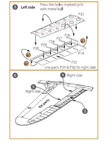 [NO_DESC] La-5 (all versions) PE landing flaps for CP kits CP72014/...