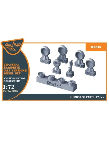 UH-2 A/B SEASPRITE (all versions) wheel set for CP kits CP72002/CP7...