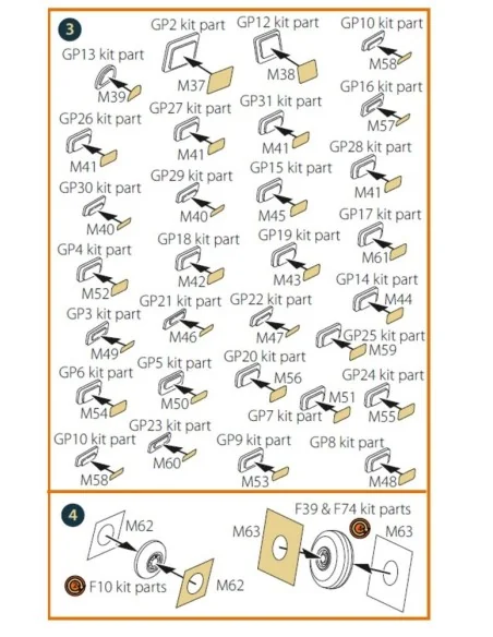 [NO_DESC] Be-6 Madge painting mask for Trumpeter kit, 1/72 - Clear ...