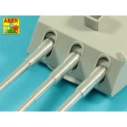 Main Armament for US battleship Iova or Missouri 406mm x9, 127mm x2...