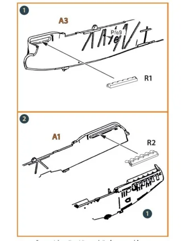 [NO_DESC] Polikarpov R-5 resin exhausts for AMG kits, 1/72 - Clear ...