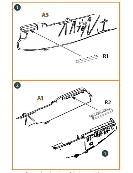 Polikarpov R-5 resin exhausts for AMG kits, 1/72 - Clear Prop Acces...