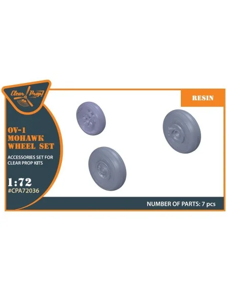 OV-1 A/B/C/D Mohawk wheels set for CP kit ??72016, 1/72 - Clear Pro...