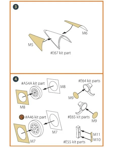 F-16 single seater painting mask for REVELL kit, 1/72 - Clear Prop ...