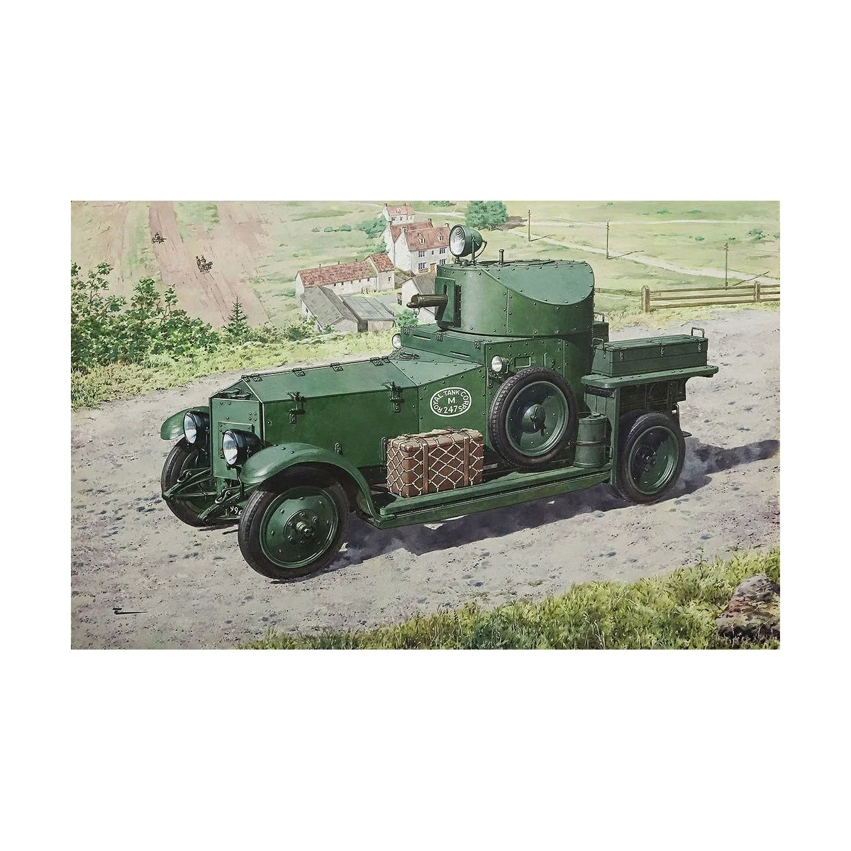 British Armoured Car (Pattern1920 Mk.I), 1/72 - Roden 731