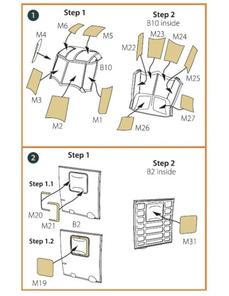 UH-2 A/B SEASPRITE for CP kit painting mask for CP kit CP72002, 1/7...