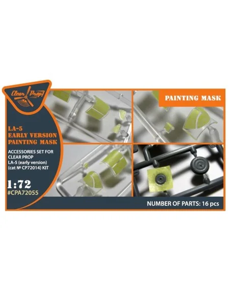 La-5 (early version) painting mask for CP kit CP72014, 1/72 - Clear...