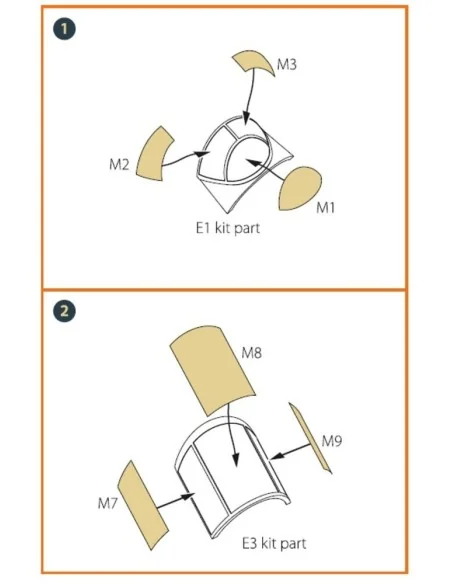 [NO_DESC] La-5 (early version) painting mask for CP kit CP72014, 1/...