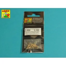 Set of 20 pcs 40 mm Bofors Mk.1 barrels for US Navy ships, 1/200 - ...