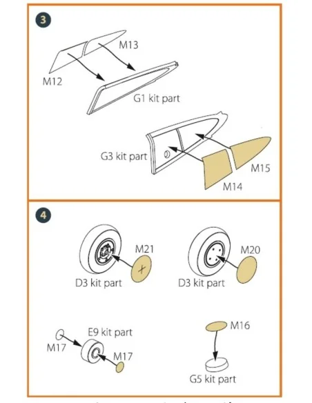 Hawk H-75 M/N/O painting mask for CP kits CP72021/CP72022/CP72029, ...