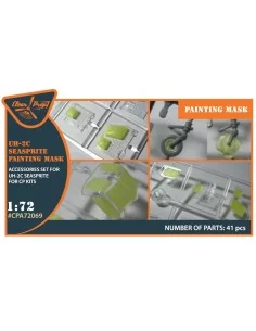 [NO_DESC] UH-2C SEASPRITE for CP kit painting mask, 1/72 - Clear Pr...